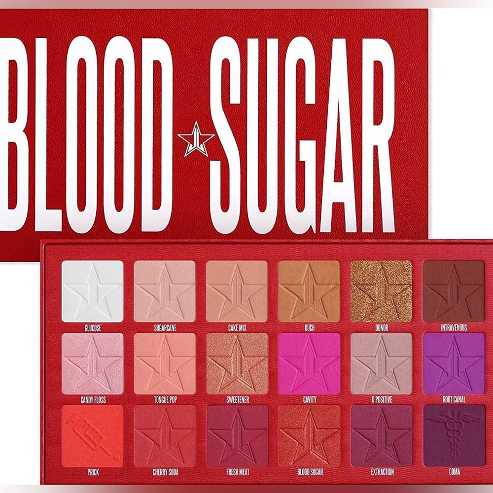 Jeffree Star Blood Sugar Artistry Eyeshadow Palette NIB LIMITED EDITION!